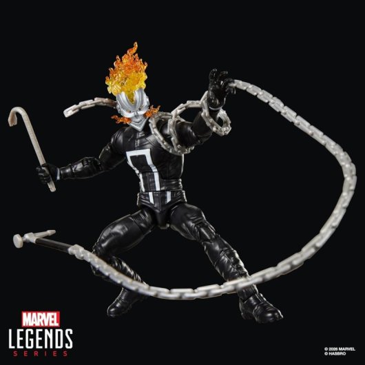 Figura Ghost Rider Robbie Reyes Marvel Legends Articulada 15 Cms