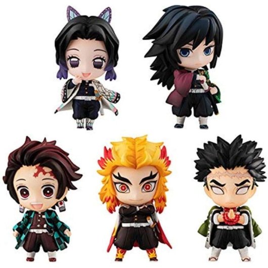 Pack Figuras Demon Slayer Kimetsu No Yaiba A 5 Cms