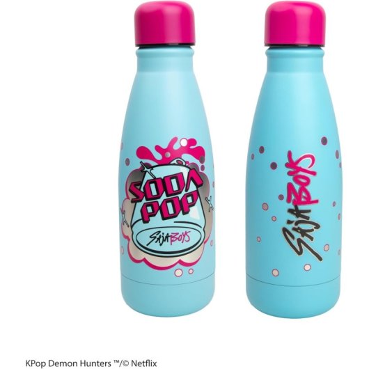 Botella Metálica Soda Pop K-pop Demon Hunters 500 Mls