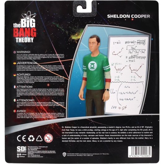 Figura Sheldon Cooper The Big Bang Theory 18 Cms