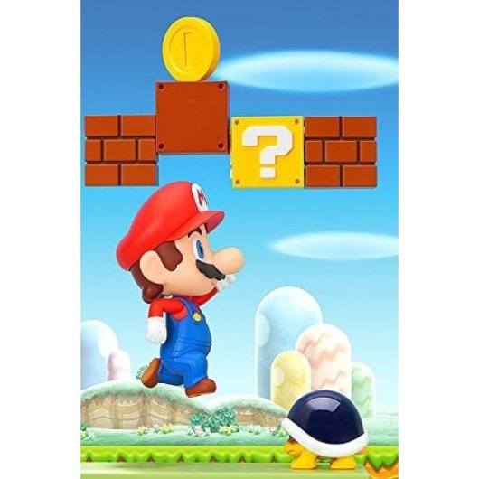 Figura Super Mario Bros Con Accesorios Nintendo 10 Cms