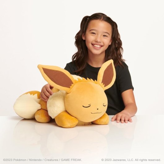 Peluche Eevee Dormilón Pokémon 46 Cms
