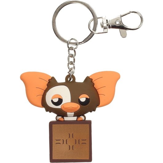 Llavero Gizmo Saliendo De Caja Pokis Gremlins Cabezón 6 Cms