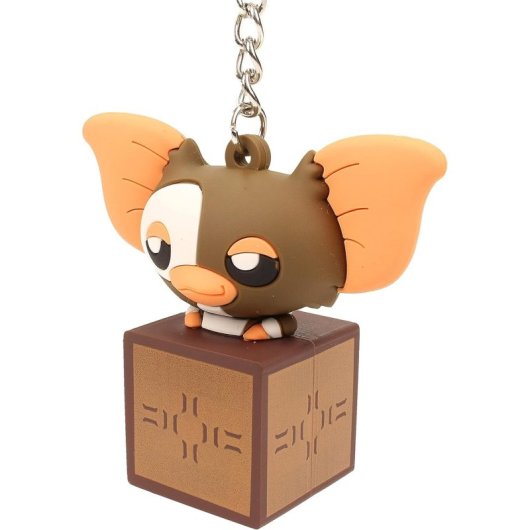 Llavero Gizmo Saliendo De Caja Pokis Gremlins Cabezón 6 Cms