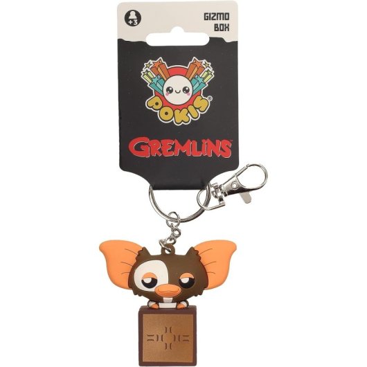 Llavero Gizmo Saliendo De Caja Pokis Gremlins Cabezón 6 Cms