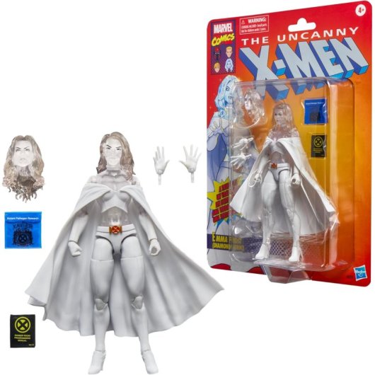 Figura Emma Frost Diamond Form X-men Marvel Articulada 15 Cms