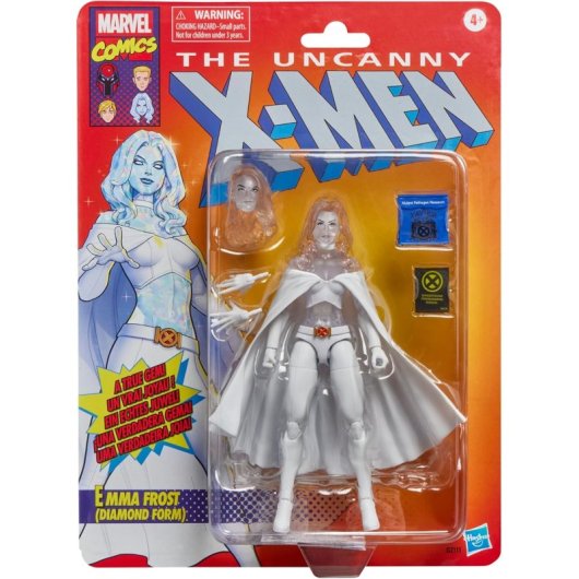 Figura Emma Frost Diamond Form X-men Marvel Articulada 15 Cms