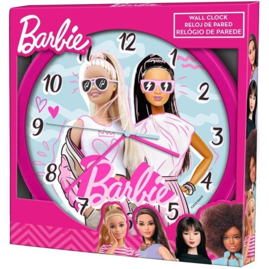Reloj De Pared Barbie