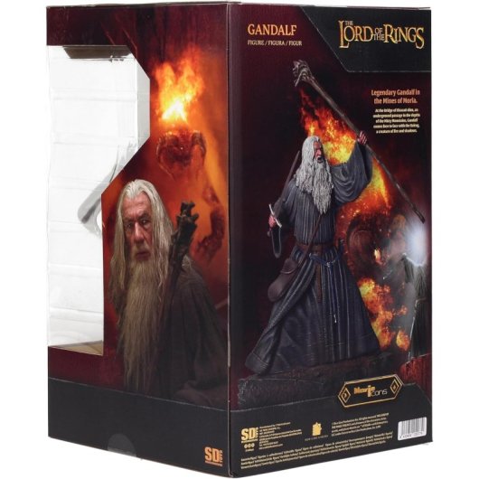 Figura Gandalf En Moria El Señor De Los Anillos Estatua 18 Cms