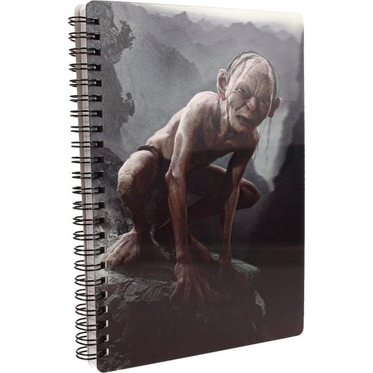 Cuaderno Gollum El Señor De Los Anillos Efecto 3d Lenticular