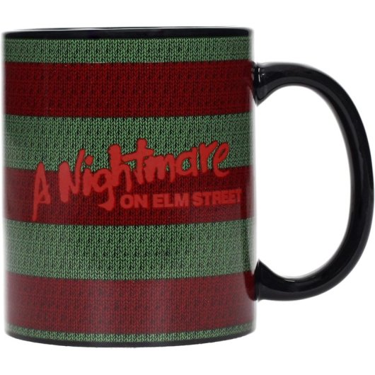 Taza Colores Freddy Krueger Pesadilla En Elm Street Cerámica 320 Mls
