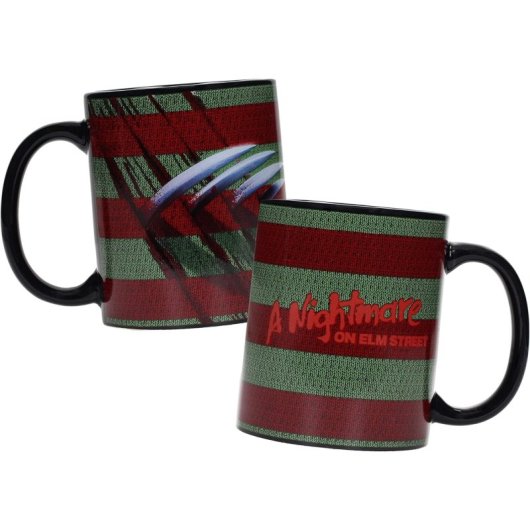 Taza Colores Freddy Krueger Pesadilla En Elm Street Cerámica 320 Mls