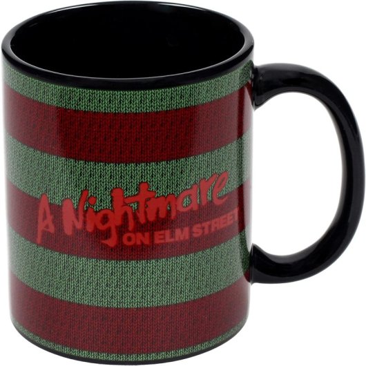 Taza Colores Freddy Krueger Pesadilla En Elm Street Cerámica 320 Mls