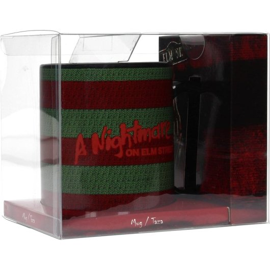 Taza Colores Freddy Krueger Pesadilla En Elm Street Cerámica 320 Mls