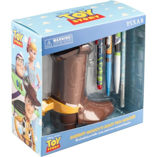 Lapicero Bota De Woody Con Set De Escritura Toy Story Disney Pixar
