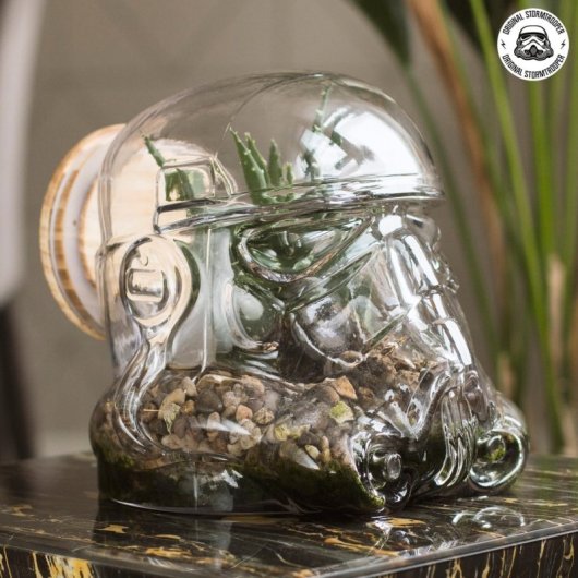 Recipiente Stormtrooper Original Stormtrooper Vidro Star Wars Decorativo Multiuso