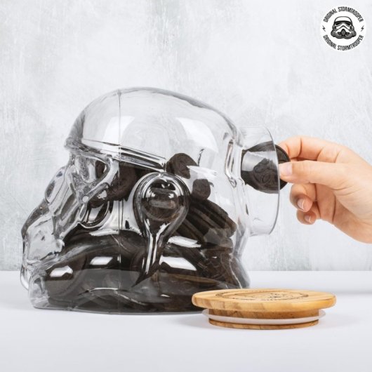 Recipiente Stormtrooper Original Stormtrooper Vidro Star Wars Decorativo Multiuso