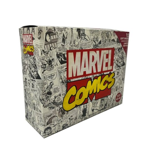 Caja Regalo 12 Calcetines Marvel Cómics Edición Limitada Talla 40/46