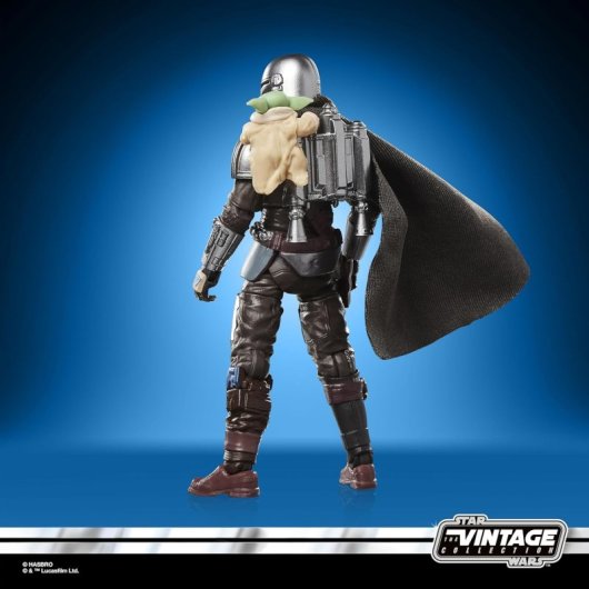 Figura Deluxe The Mandalorian & Grogu Star Wars Articulada 9'5 Cms
