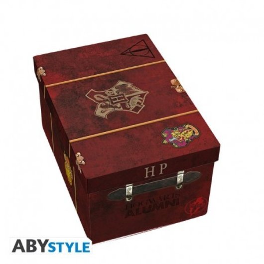 Caja Regalo Harry Potter Taza Cerámica 400 Mls + Llavero Hogwarts + Pin Andén 9 3/4