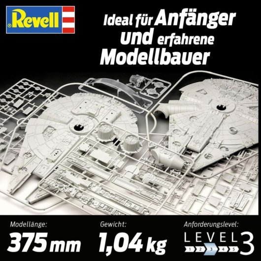 Maqueta Halcón Milenario Star Wars Grande 38 Cms