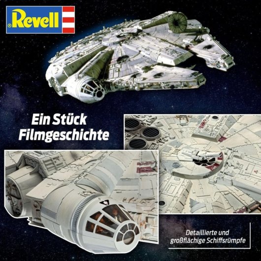 Maqueta Halcón Milenario Star Wars Grande 38 Cms
