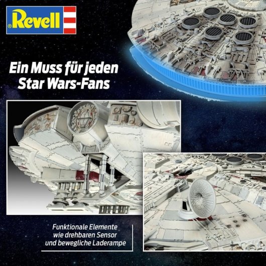 Maqueta Halcón Milenario Star Wars Grande 38 Cms