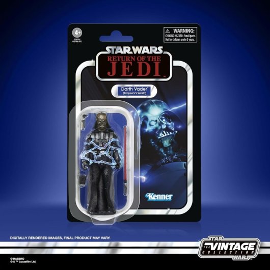 Figura Darth Vader Emperor's Wrath Star Wars El Retorno Del Jedi Articulada 9,5 Cms