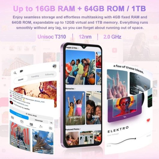 Oukitel C3 4G 4GB 64GB 6.52" Azul