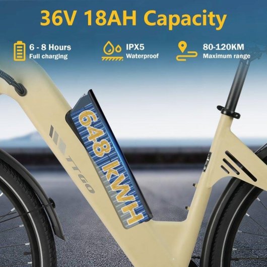 Stadt Elektro Fahrrad TTGO C3 SE 250W 36V 18Ah
