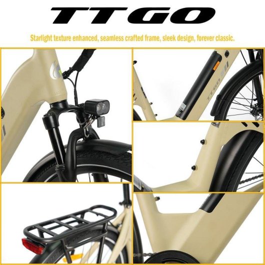 Stadt Elektro Fahrrad TTGO C3 SE 250W 36V 18Ah