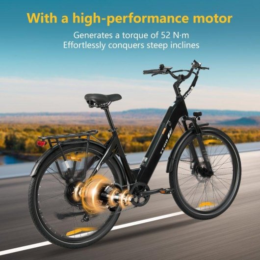 Vélo électrique urbain TTGO C3 SE 36V 250W 18Ah pneus 28 pouces