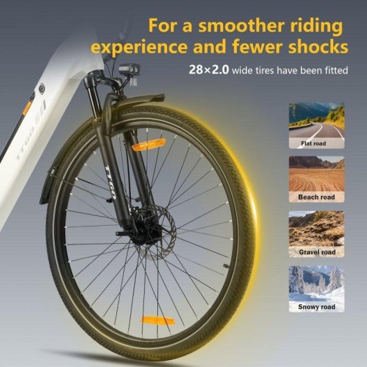 Velo electrique urbain TTGO C3 SE 28pouces 250W