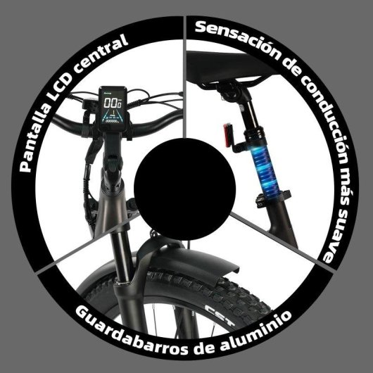 Bici elettrica urbana TTGO Z3 48V 250W 27,5 pollici