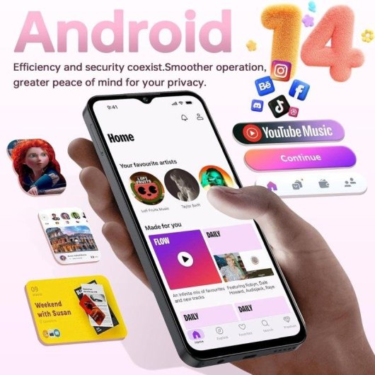 Oukitel C5 4G 4GB 64GB 6,52" Rosa