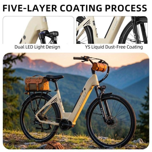 Bicicleta Eléctrica TTGO C7 SE 250W 18Ah 150 km