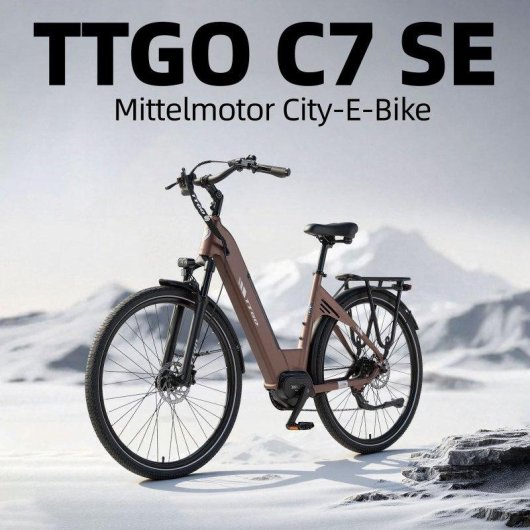 Bicicletta Elettrica Urbana TTGO C7 SE