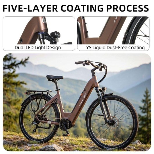 Bicicletta Elettrica Urbana TTGO C7 SE