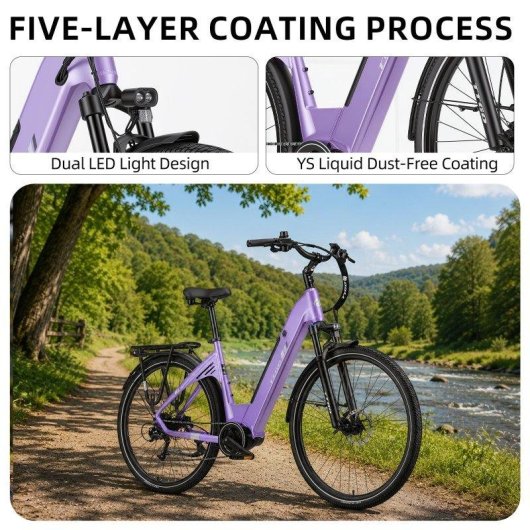 Bicicletta Elettrica TTGO C7 SE Motore Centrale 250W