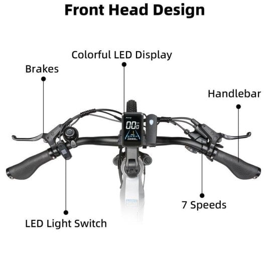 Bicicleta Electrica TTGO E-SUVO Autonomia 100-120 km