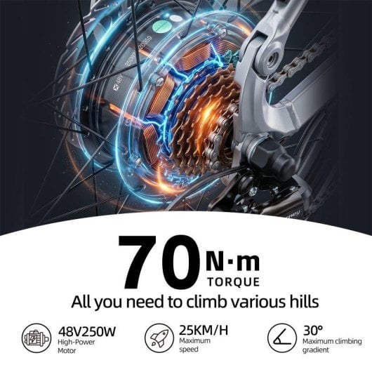 Bicicleta Electrica TTGO E-SUVO Autonomia 100-120 km