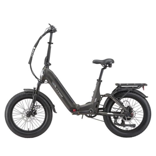 Bicicleta elétrica TTGO F7 urbana dobrável 250W bateria 48V 15Ah 20 polegadas