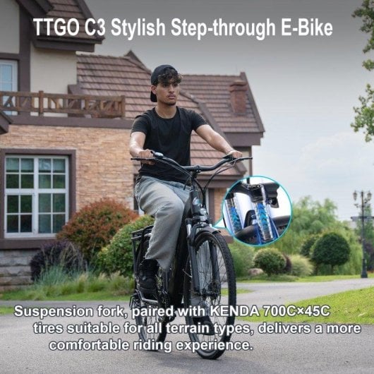 Velo electrique TTGO Hz-28ST 36V 20Ah 28 pouces