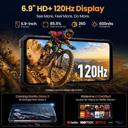Lagenio Rhino 1 Pro 4G 8GB 256GB 6.9" Zwart
