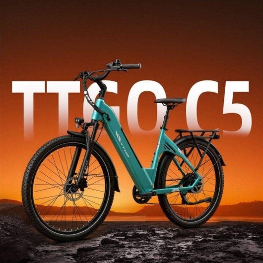 Vélo électrique TTGO C5 urbain 48V 250W 27,5 pouces autonomie longue