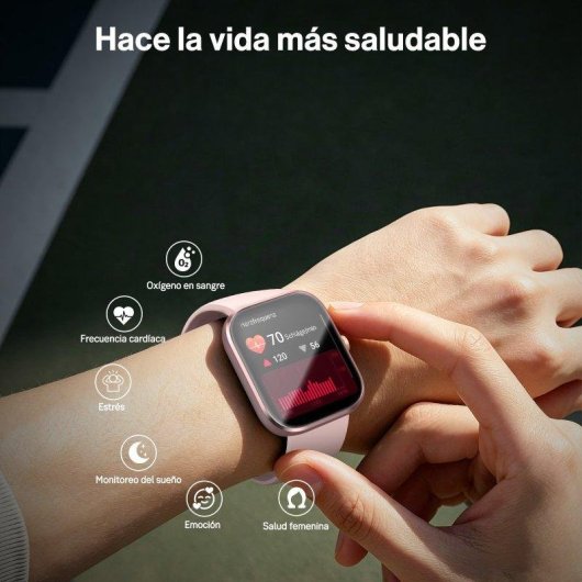 RAYOFI D19 Bluetooth 1,83'' Alumínio Preto Bracelete Silicone Tamanho Único