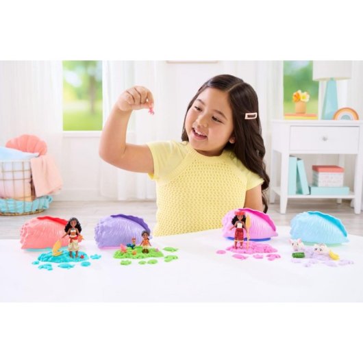 Conjunto Sorpresa Disney Vaiana con Arena Moldeable y Accesorios