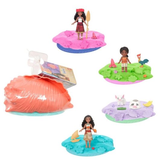 Conjunto Sorpresa Disney Vaiana con Arena Moldeable y Accesorios