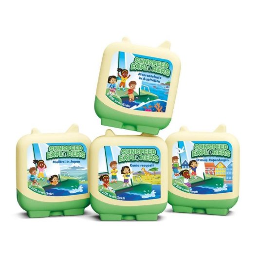 Set de 4 Figuras de Audio Tonies The Sunspeed Explorers para Toniebox