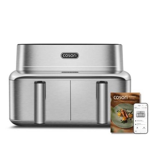 Friteuse sans Huile Cosori Iconic Dual 8,6L 2700W Double Panier Revêtement Céramique